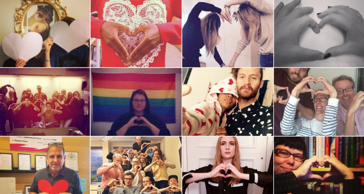 Hjärta, No Hate Speech Movement, Näthat, kärlek, #nohatese, Nyheter24